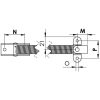Luckeholder SS 260 mm Osculati – miniature 2