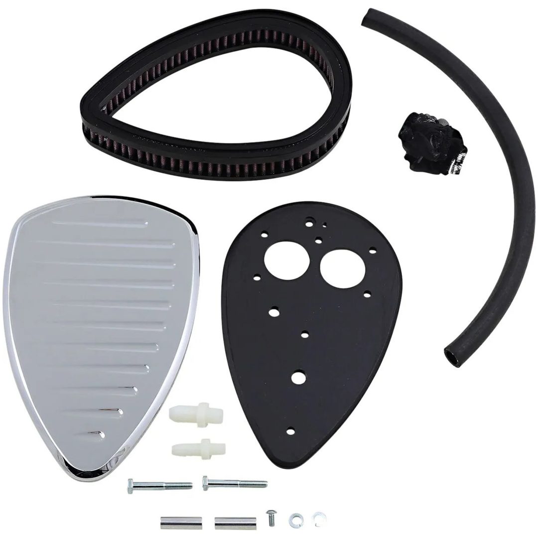 Luftfilter Big Air Kit Krom BARON – billede 3