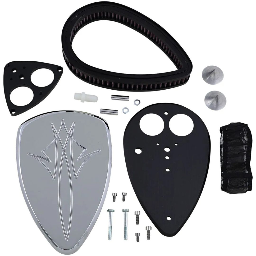 Luftfilter Big Air Kit Krom BARON – billede 2