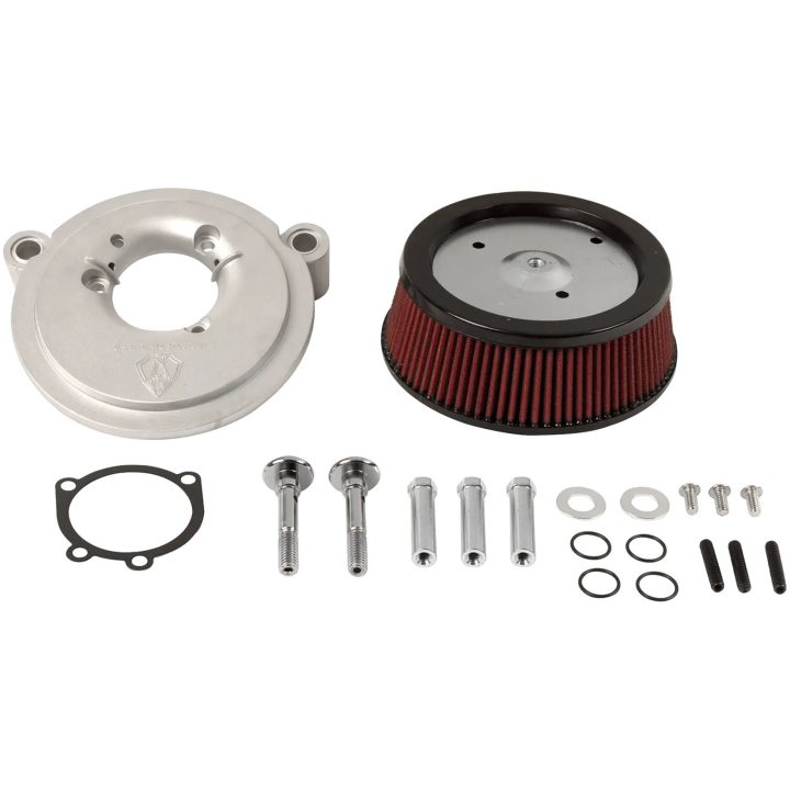 Luftfilter Kit Big Sucker Trin 1 Til OEM Cover Arlen Ness Naturlig / Standard filter – billede 2