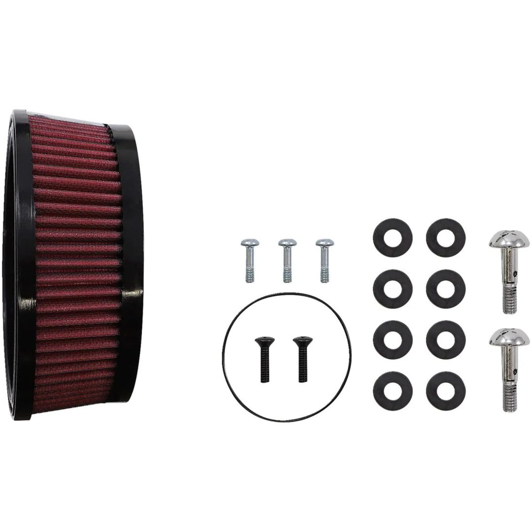 Luftfiltersæt Air Stinger Stealth Sort/krom S&S Cycle Luftrenser – billede 7