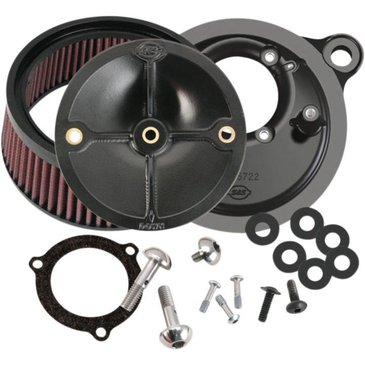 Luftfiltersæt Super Stock Stealth Sort S&S Cycle