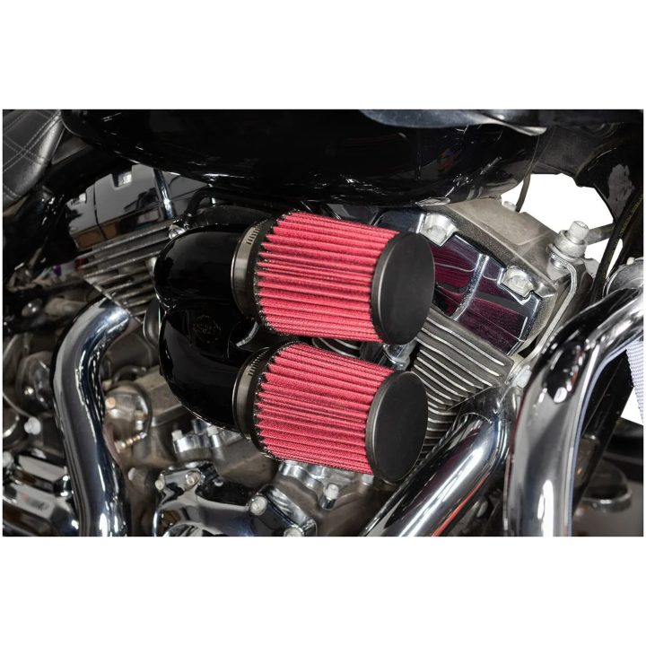 Luftfiltersæt Tuned Induction Sort Gloss S&S Cycle Luftrenser – billede 3
