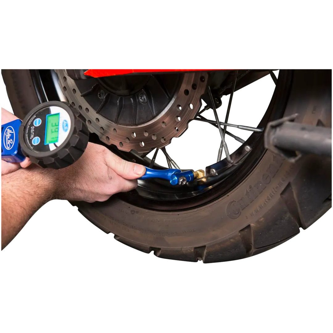 Luftkompressor Pro Fill™ Air Chuck Blå/Anodiseret Billet Aluminium MOTION PRO Dækpumpe – billede 3