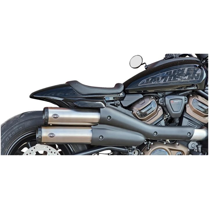 Lyddæmper Grand National Slip-On Børstet S&S CYCLE – billede 2