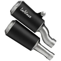 Lyddæmper LV-10 Black Edition Slip-On Sort Mat LEOVINCE