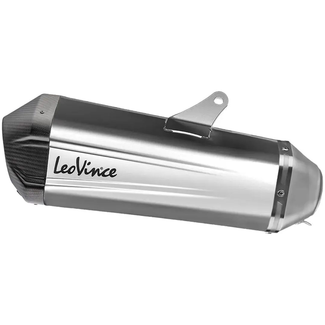 Lyddæmper LV-12 R Slip-On Titanlook Sort LEOVINCE – billede 2