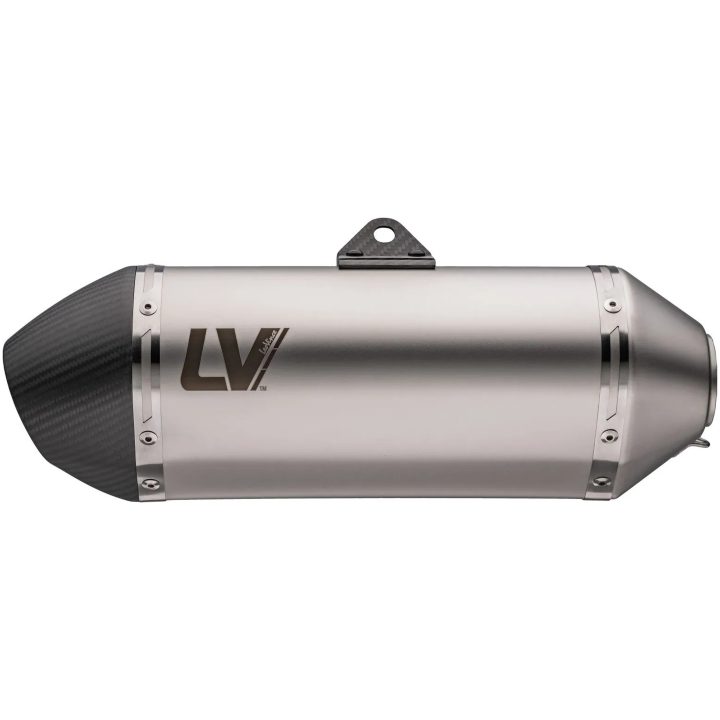 Lyddæmper LV-14 Slip-On Tri-Oval Sort LEOVINCE – billede 3