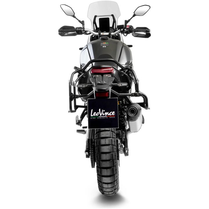 Lyddæmper LV-14 Slip-On Tri-Oval Sort LEOVINCE – billede 5