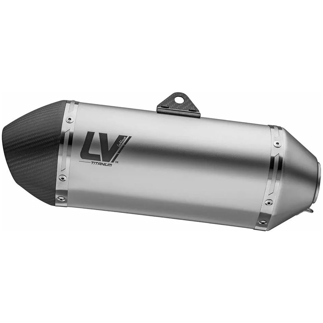 Lyddæmper LV-14 Titanium Slip-On Sort Kulfiber LEOVINCE – billede 4