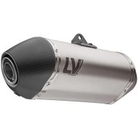 Lyddæmper LV-14 Titanium Slip-On Sort Kulfiber LEOVINCE