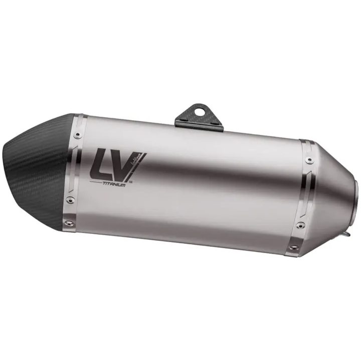 Lyddæmper LV-14 Titanium Slip-On Sort Kulfiber LEOVINCE – billede 2