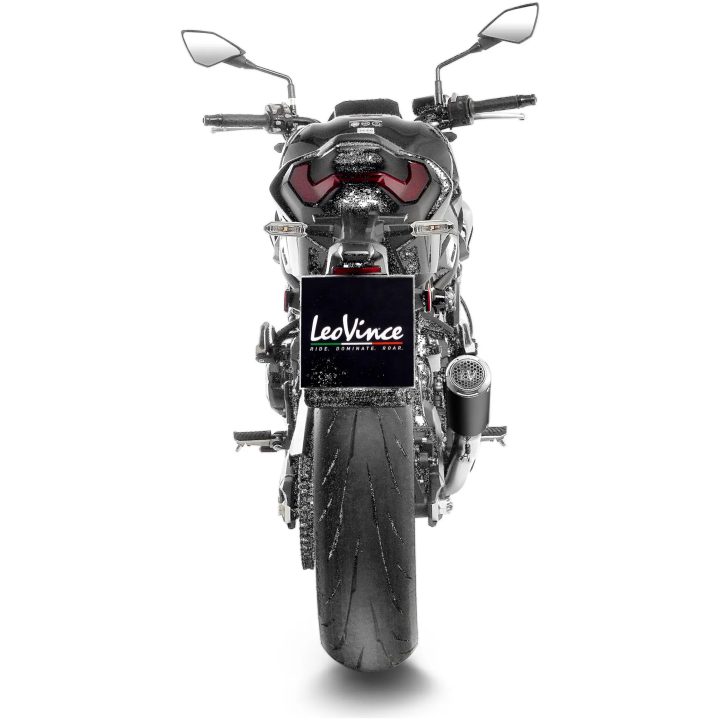Lyddæmper LV S Black Edition Sort LEOVINCE – billede 2