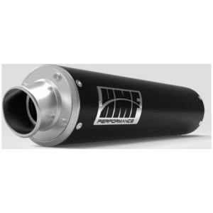 Lyddæmper Performance Series Sort Aluminium Rustfrit HMF