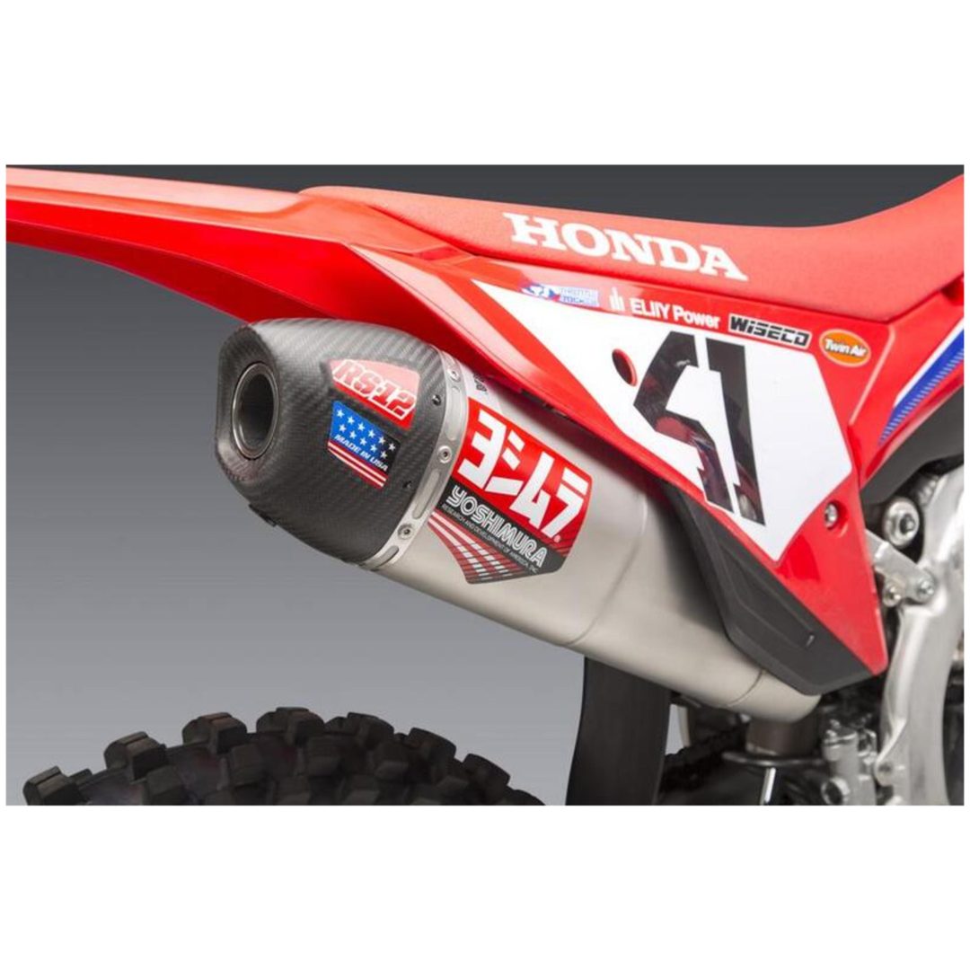 Lyddæmper Rs-12 Signature Series Rustfrit Stål/kulfiber yoshimura