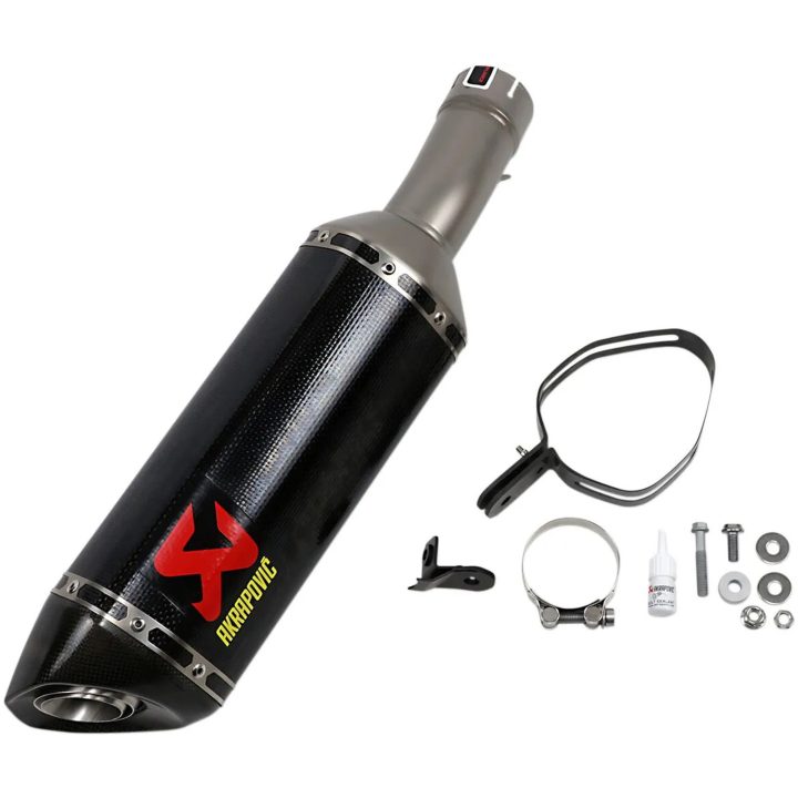 Lyddæmper Slip-On Kulfiber Akrapovic Lyddæmper – billede 2