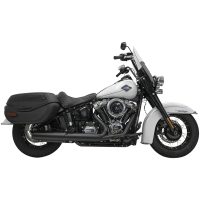 Lyddæmper Slip-On med Baffle Core Sort BASSANI XHAUST