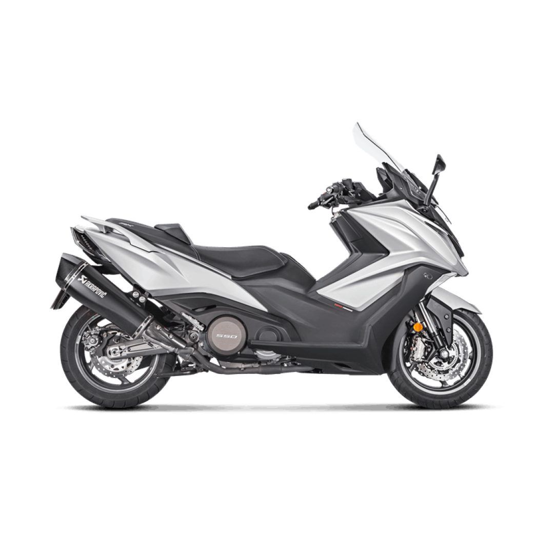Lyddæmper Slip-On Rustfrit Stål Akrapovic Sort – billede 4