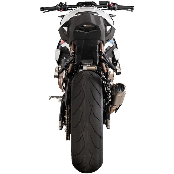 Lyddæmper Slip-On Titanium Akrapovic Sølv – billede 9