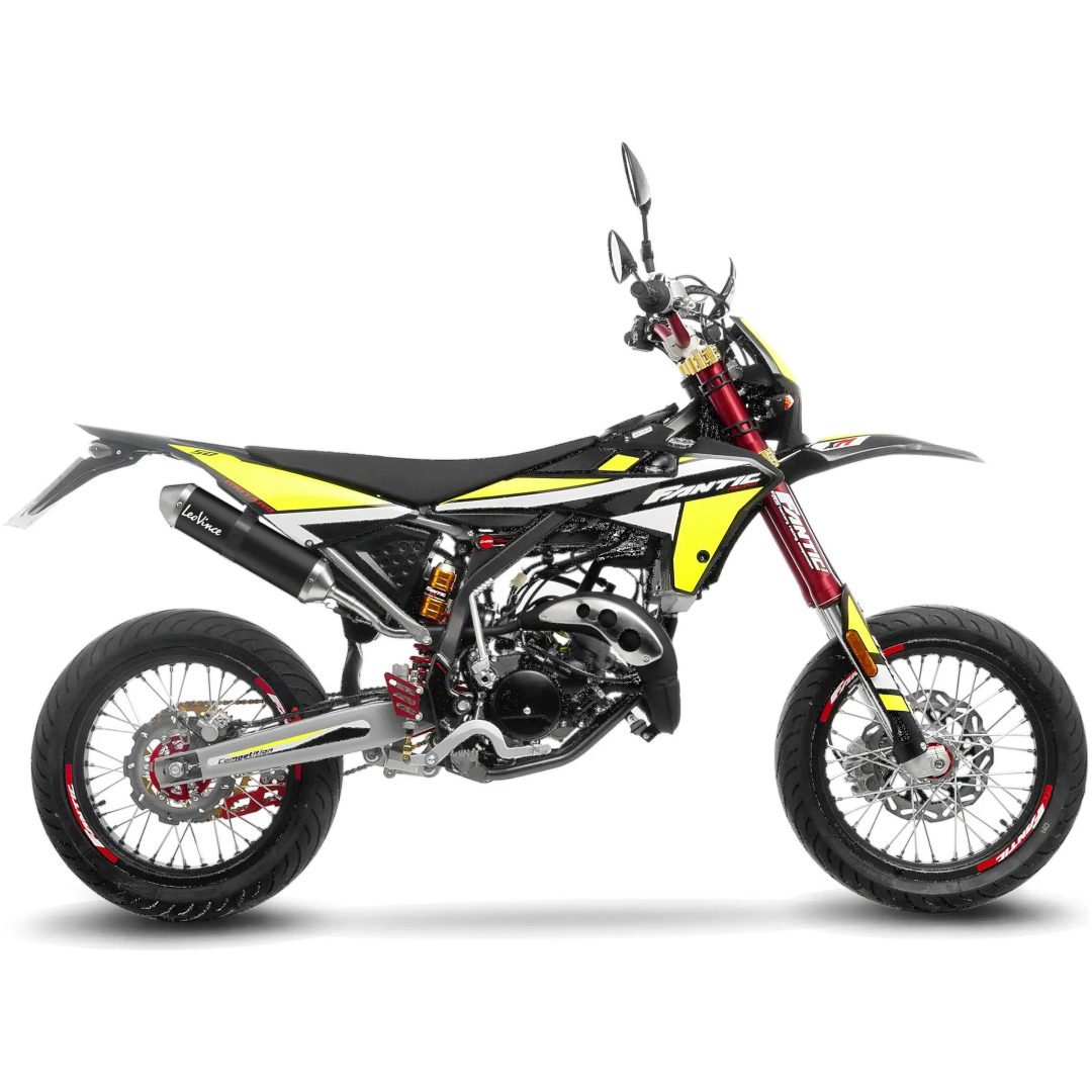 Lyddæmper X-FIGHT Black Edition Sort LEOVINCE – billede 2