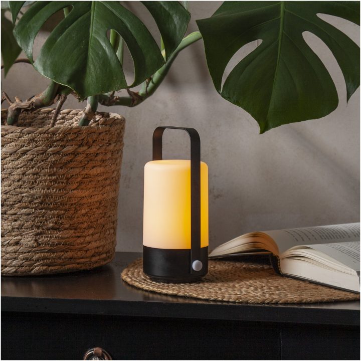 Lykta Flame lantern Svart Star Trading – billede 2