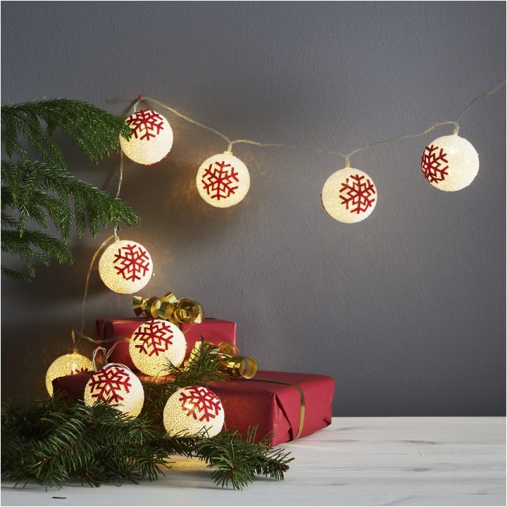 Lys Ornament Hvid Star Trading – billede 4