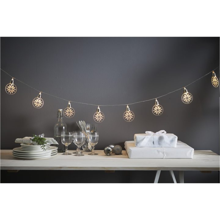 Lys Ornament Transparent Star Trading – billede 4