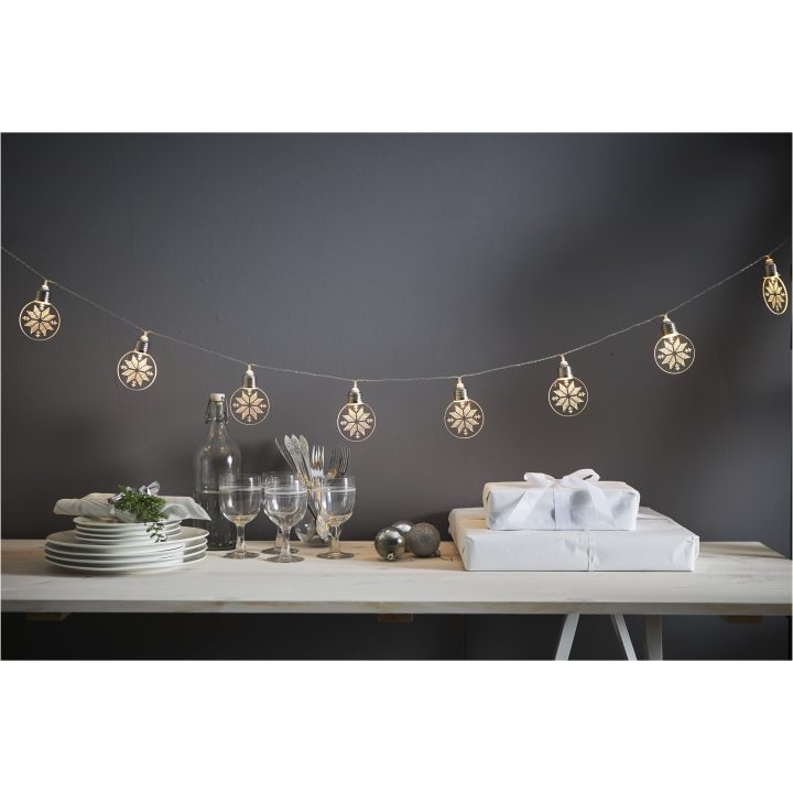 Lys Ornament Transparent Star Trading – billede 4