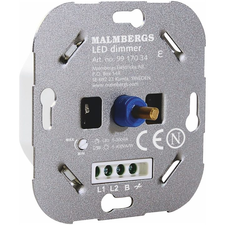 Lysdæmper, 5-300W LED, Hvid, 1-polet/trappe MALMBERGS – billede 4