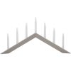Lysestage Arrow Beige Star Trading 36 cm – miniature 1