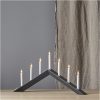 Lysestage Arrow Grafit Star Trading 36,00 cm høj – miniature 7