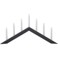 Lysestage Arrow Grafit Star Trading