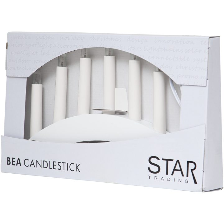 Lysestage Bea Hvid Star Trading – billede 12