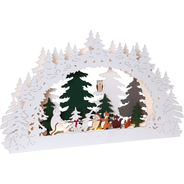 Lysestage Forest Friends Multi Star Trading – billede 5