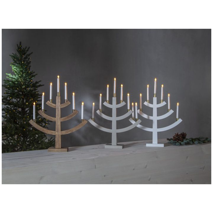 Lysestage Gillian Beige Star Trading – billede 2