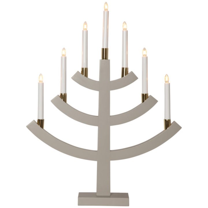 Lysestage Gillian Beige Star Trading – billede 6