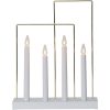 Lysestage Glossy Frame Hvid Star Trading – miniature 6