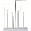 Lysestage Glossy Frame Hvid Star Trading – miniature 4