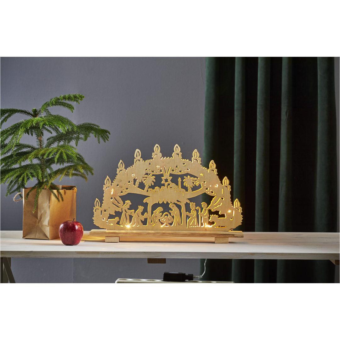 Lysestage Hilden Natur Star Trading – billede 2