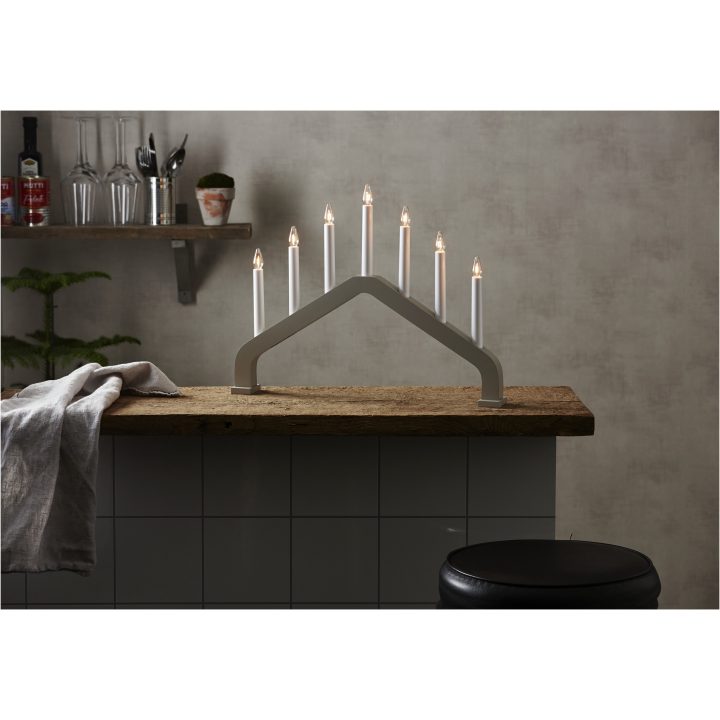 Lysestage House Beige Star Trading – billede 6