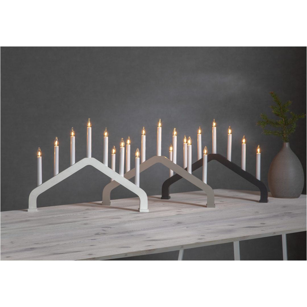 Lysestage House Grafit Star Trading E10 – billede 3