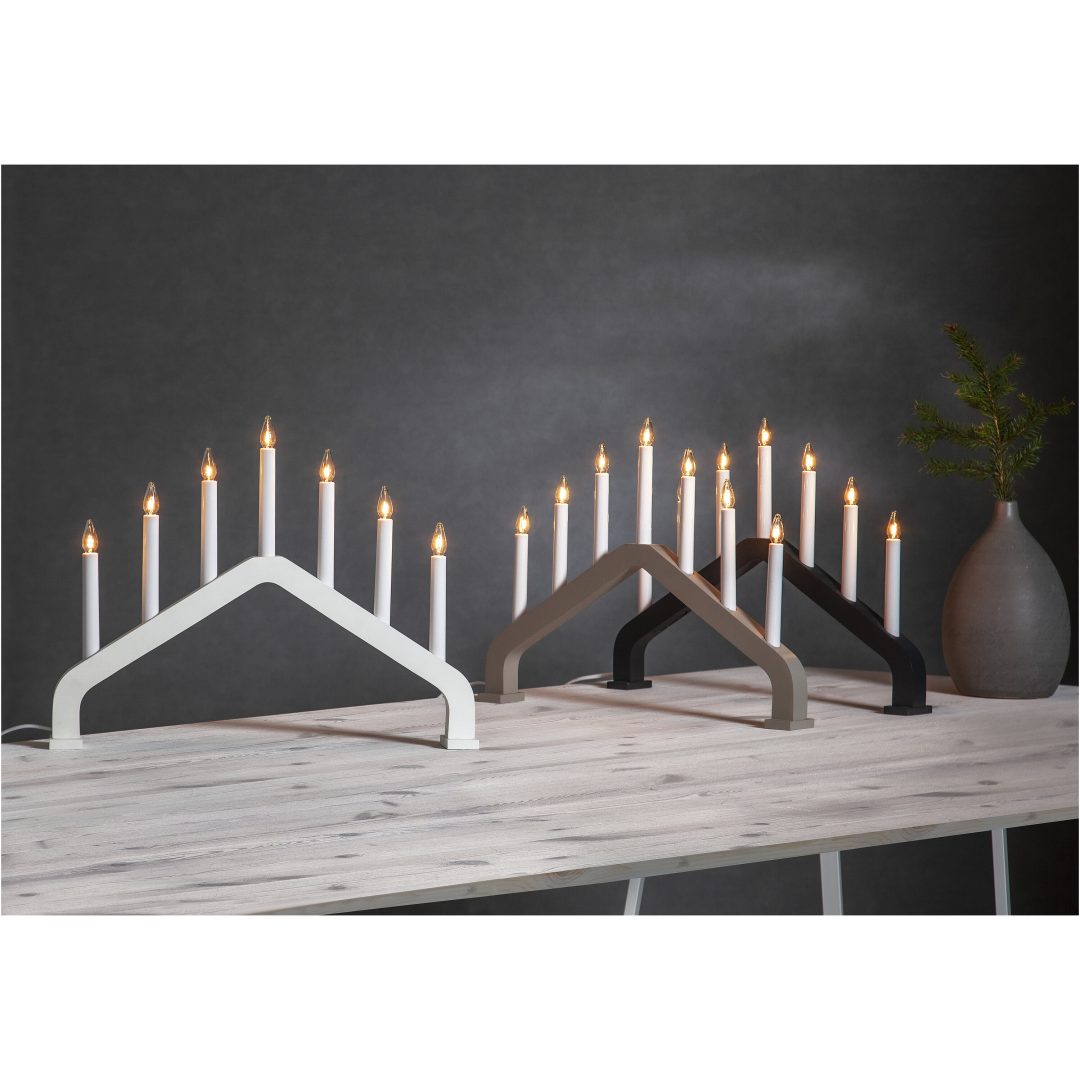 Lysestage House Grafit Star Trading E10 – billede 2
