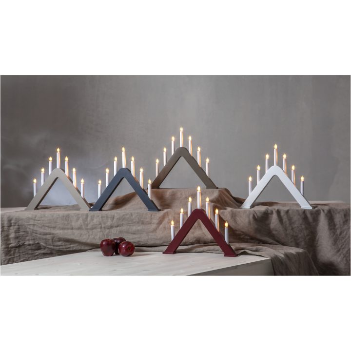Lysestage Jarve Beige Star Trading 7 Lys / Standard – billede 7