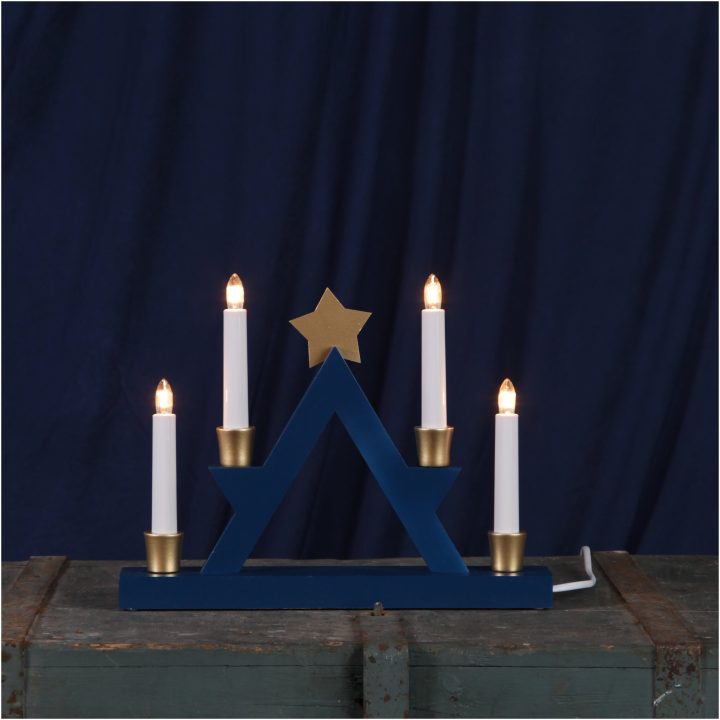 Lysestage Julle Blå Star Trading – billede 4