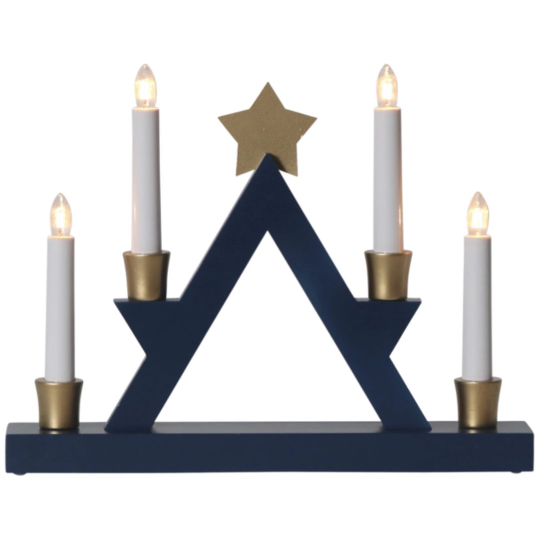 Lysestage Julle Blå Star Trading – billede 3