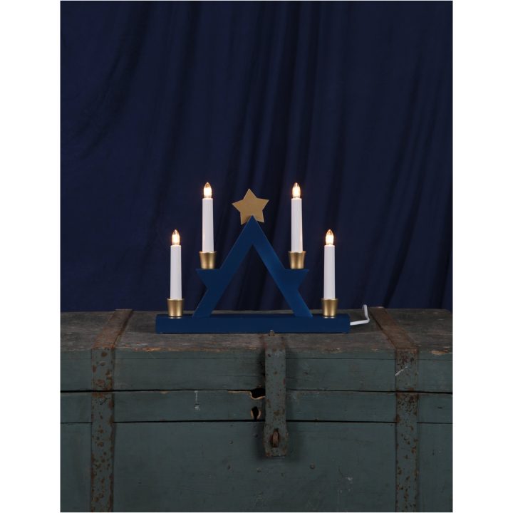 Lysestage Julle Blå Star Trading – billede 3