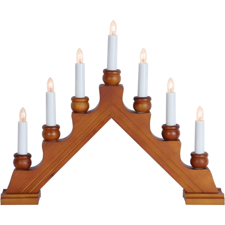 Lysestage Karin Brun Star Trading Brun – billede 4