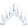 Lysestage Karin Hvid Star Trading 7 LED-Lys / Standard – miniature 1
