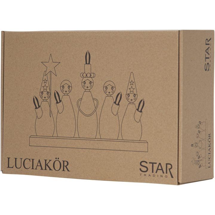 Lysestage Luciakor Hvid Star Trading – billede 8