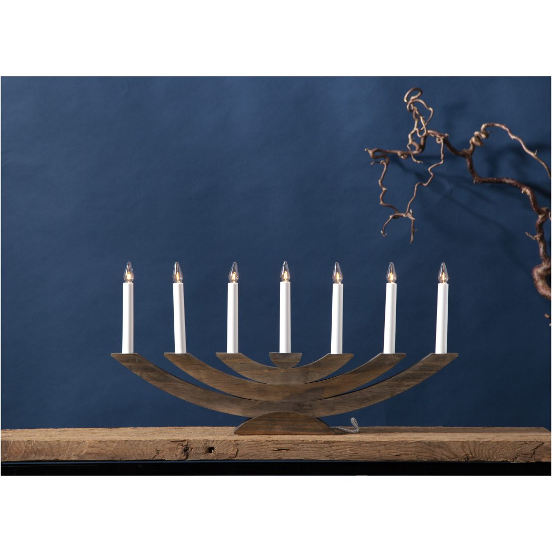 Lysestage Navida Brun Star Trading – billede 4